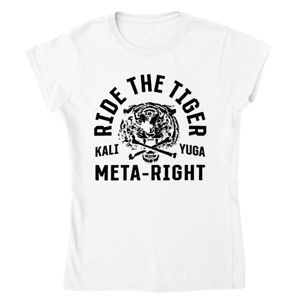 Ride the Tiger Women's Crewneck T-shirt - Wolf Age Apparel